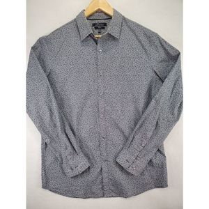 Marc Anthony Stretch Slim Fit Men's Long Sleeve Button Up Size Large